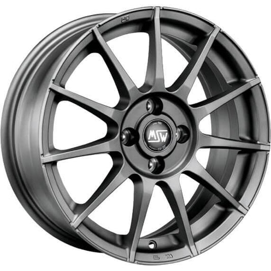 MSW 85 6x15 ET 32 4x108 MSW MATT GUN METAL Single Wheel