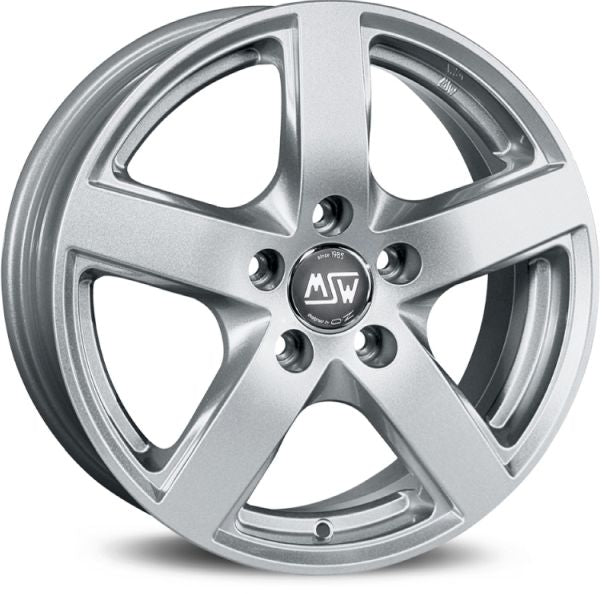 MSW 55 7,5x17 ET 37 5x120 MSW FULL SILVER Single Wheel