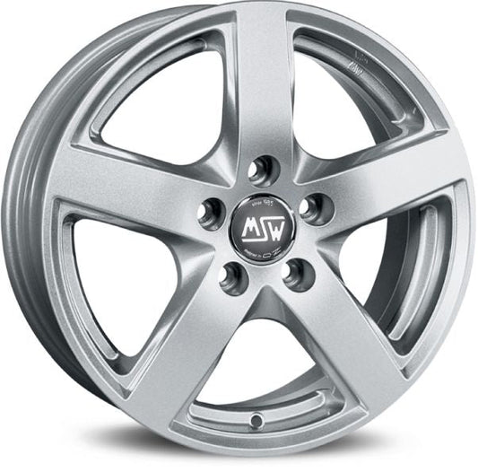 MSW 55 7,5x17 ET 52,50 5x108 MSW FULL SILVER Single Wheel