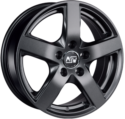 MSW 55 6,5x16 ET 41 5x115 MSW MATT DARK GREY Single Wheel