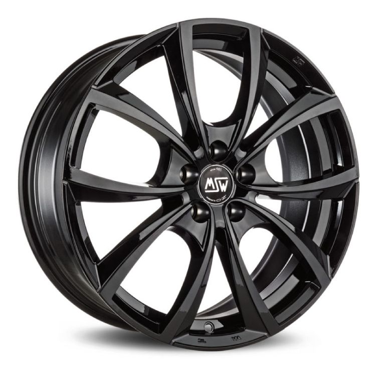 MSW 27 7,5x17 ET 40 5x110 MSW GLOSS BLACK Single Wheel