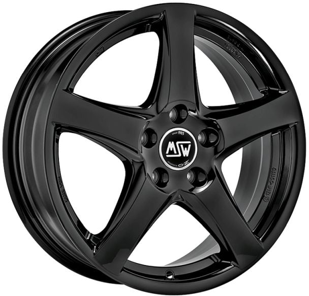 MSW 78 6,5x17 ET 49 5x112 MSW GLOSS BLACK Single Wheel