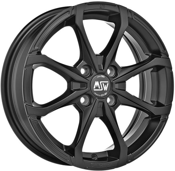 MSW X4 7x16 ET 37 4x108 MSW MATT BLACK Single Wheel