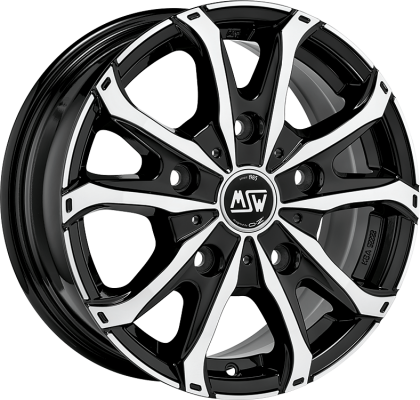 MSW 48 VAN 7x16 ET 51 5x120 MSW GLOSS BLACK FULL POLISHED Single Wheel