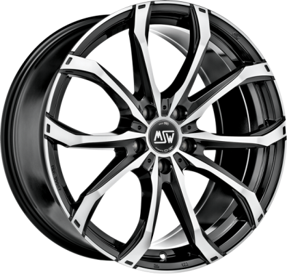 MSW 48 7,5x17 ET 45 5x120 MSW GLOSS BLACK FULL POLISHED Single Wheel