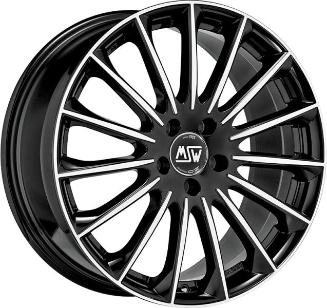 MSW 30 8,5x19 ET 40 5x114,3 MSW GLOSS BLACK FULL POLISHED Single Wheel