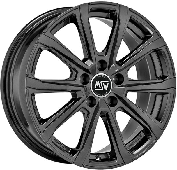 MSW 79 7x17 ET 48,50 5x114,3 MSW GLOSS DARK GREY Single Wheel