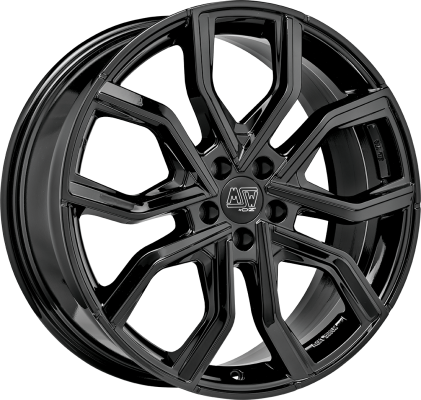 MSW 41 9x20 ET 35 5x112 MSW GLOSS BLACK Single Wheel