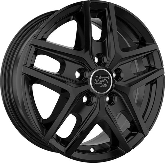 MSW40 VAN 6,5x16 ET 65 5x130 MSW GLOSS BLACK Single Wheel