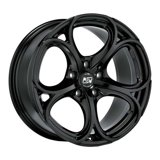 MSW 82 8x18 ET 35 5x110 MSW GLOSS BLACK Single Wheel