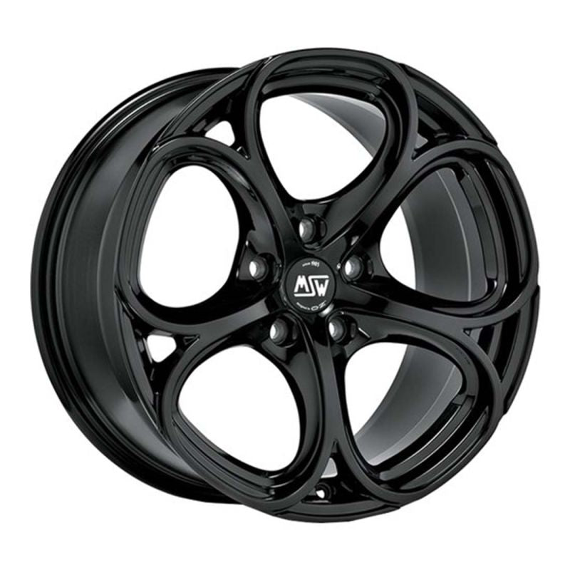 MSW 82 8x18 ET 40 5x100 MSW GLOSS BLACK Single Wheel