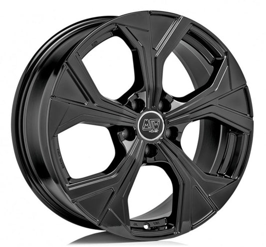 MSW 43 8x19 ET 40 5x108 MSW GLOSS BLACK Single Wheel