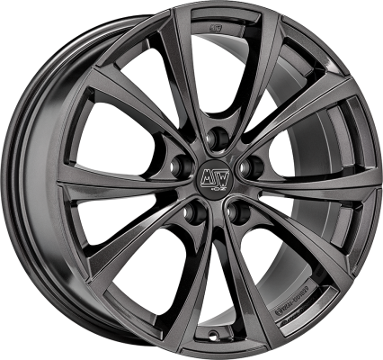 MSW 27T 8,5x18 ET 40 5x114,3 MSW GLOSS DARK GREY Single Wheel