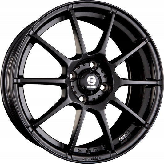 ASSETTO GARA 7x16 ET 32 5x115 SPARCO MATT BLACK Single Wheel