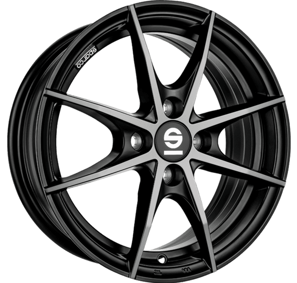 SPARCO TROFEO 4 6x15 ET 42 4x108 SPARCO FUME BLACK FULL POLISHED Single Wheel