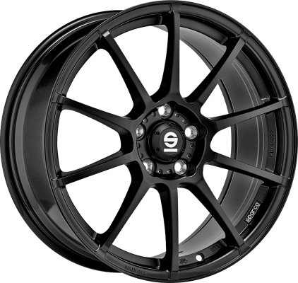 ASSETTO GARA 8,5x19 ET 50 5x114,3 SPARCO MATT BLACK Single Wheel