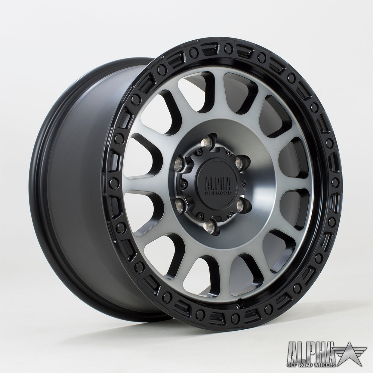 Alpha Offroad Gauntlet 20X9 6139 ET10 SBlack