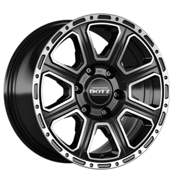 Dotz - Kalahari dark 8.0x18 (Gloss Black / Polished)