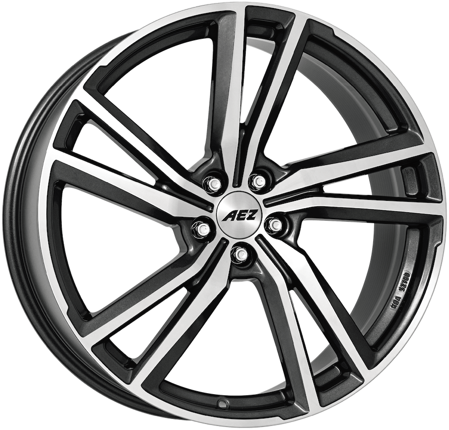 AEZ - North dark 7.5x18 (Gunmetal / Polished) 5x112 PCD