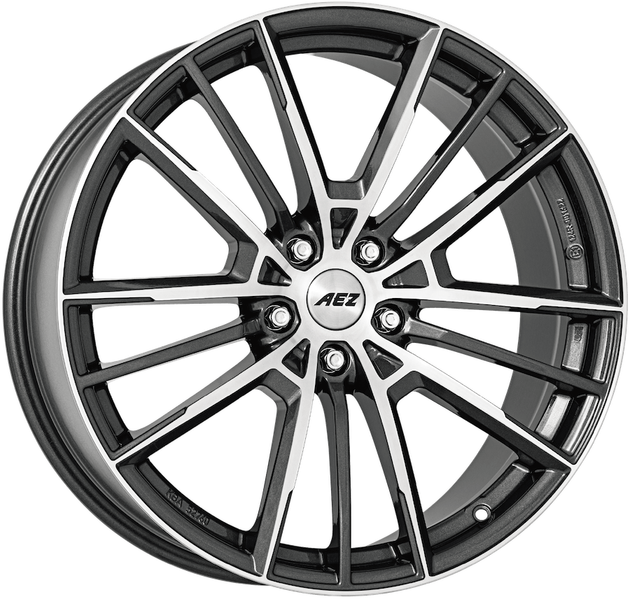 AEZ - Kaiman Dark 7.5x17 (Gunmetal / Polished) 5x108 PCD