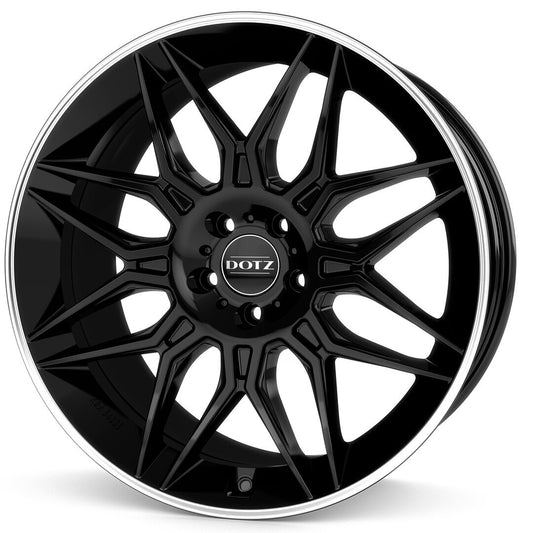 Dotz - LongBeach dark 9.5x22 (Black / Polished Lip)