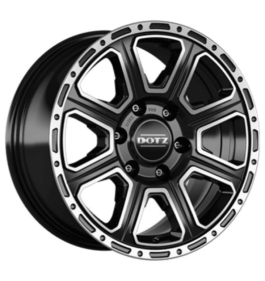 Dotz - Kalahari dark 8.0x17 (Gloss Black / Polished)