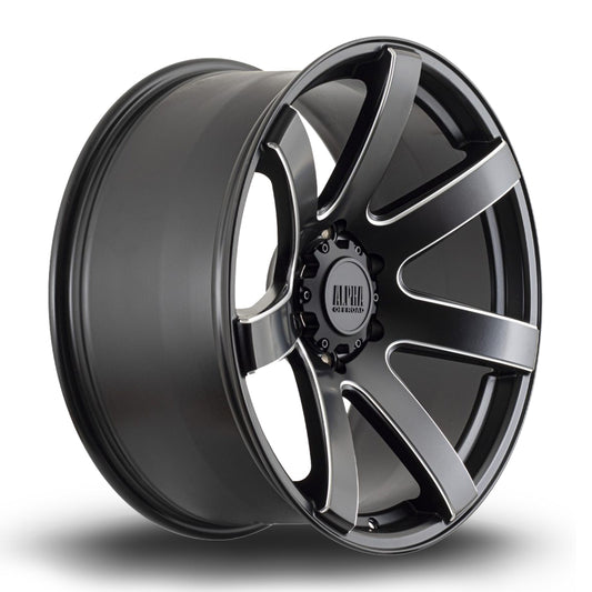 Alpha Offroad Gauntlet 20X9 6139 ET40 SBlackMilled