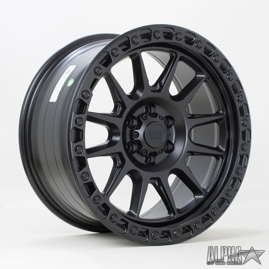 Alpha Offroad Podium 18X9 6114 ET15 SBlack