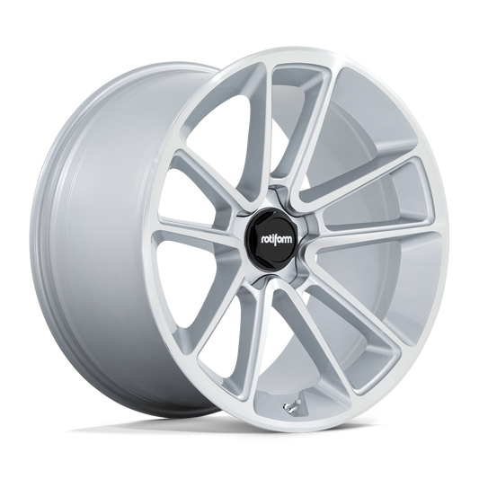 Rotiform BTL, 22 x 10 inch, 5x112 PCD, ET35 Silver, Single Wheel