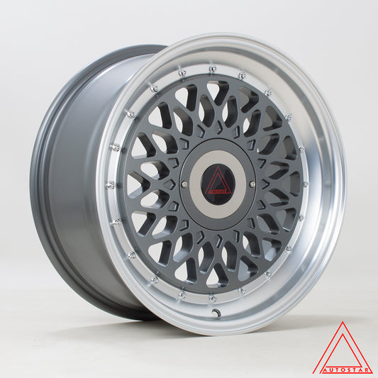 Silhouette 17x8 4x100-4x108 ET30 RLGunmetal