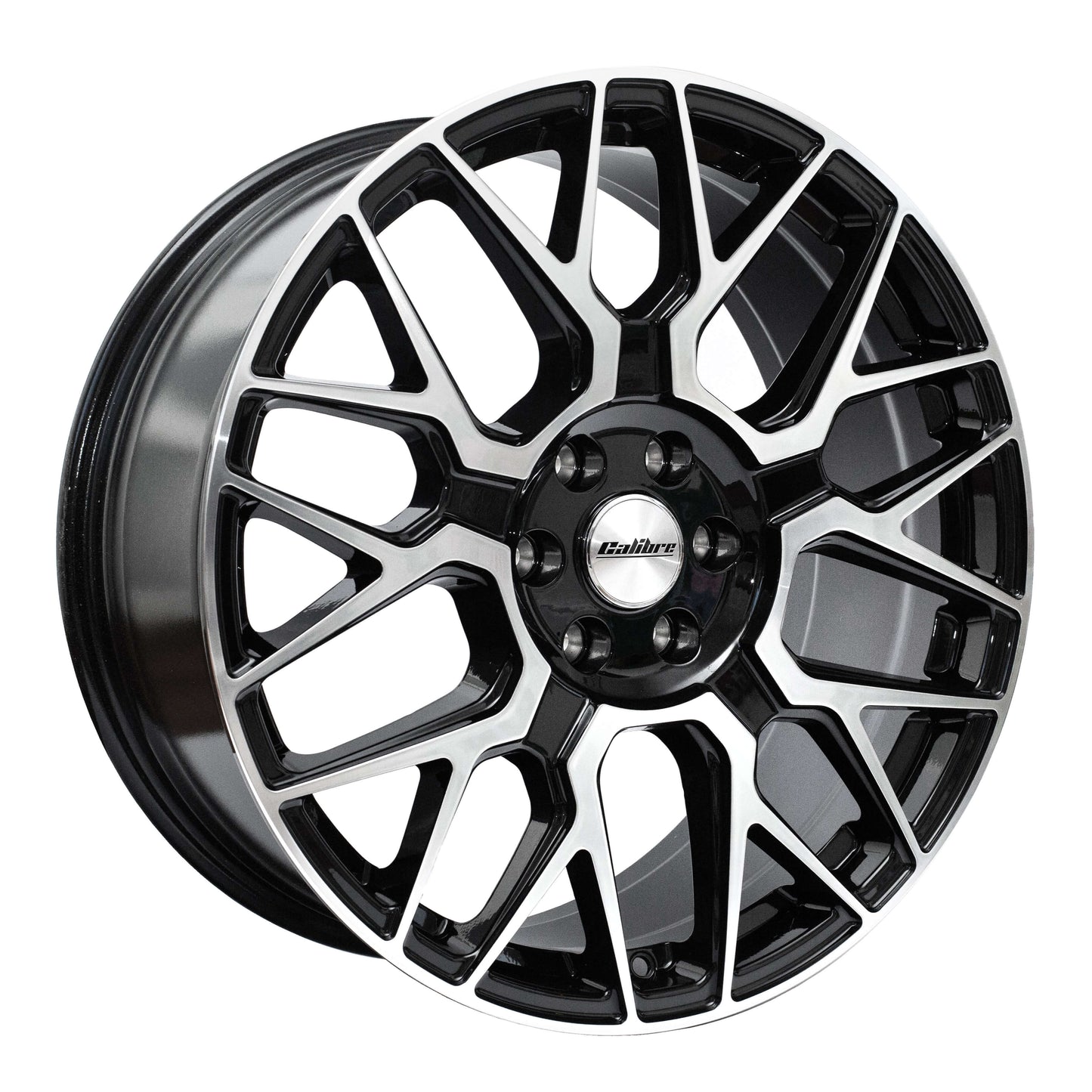 Calibre - Spartan, 20 x 8.5 inch, 5x120 PCD, ET42, Black & Polished Face, Single Wheel