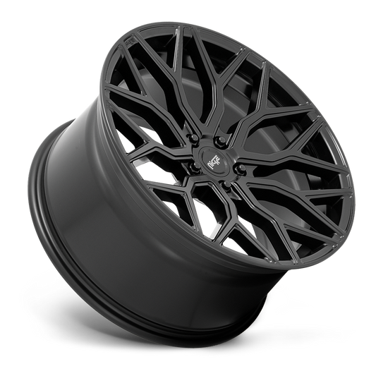 Niche Mazzanti, 20 x 9 inch, 5x112 PCD, ET38 Matte Black, Single Wheel