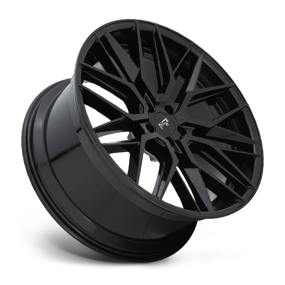 Niche Gamma, 22 x 10.5 inch, 5127 PCD, ET35 Gloss Black, Single Wheel