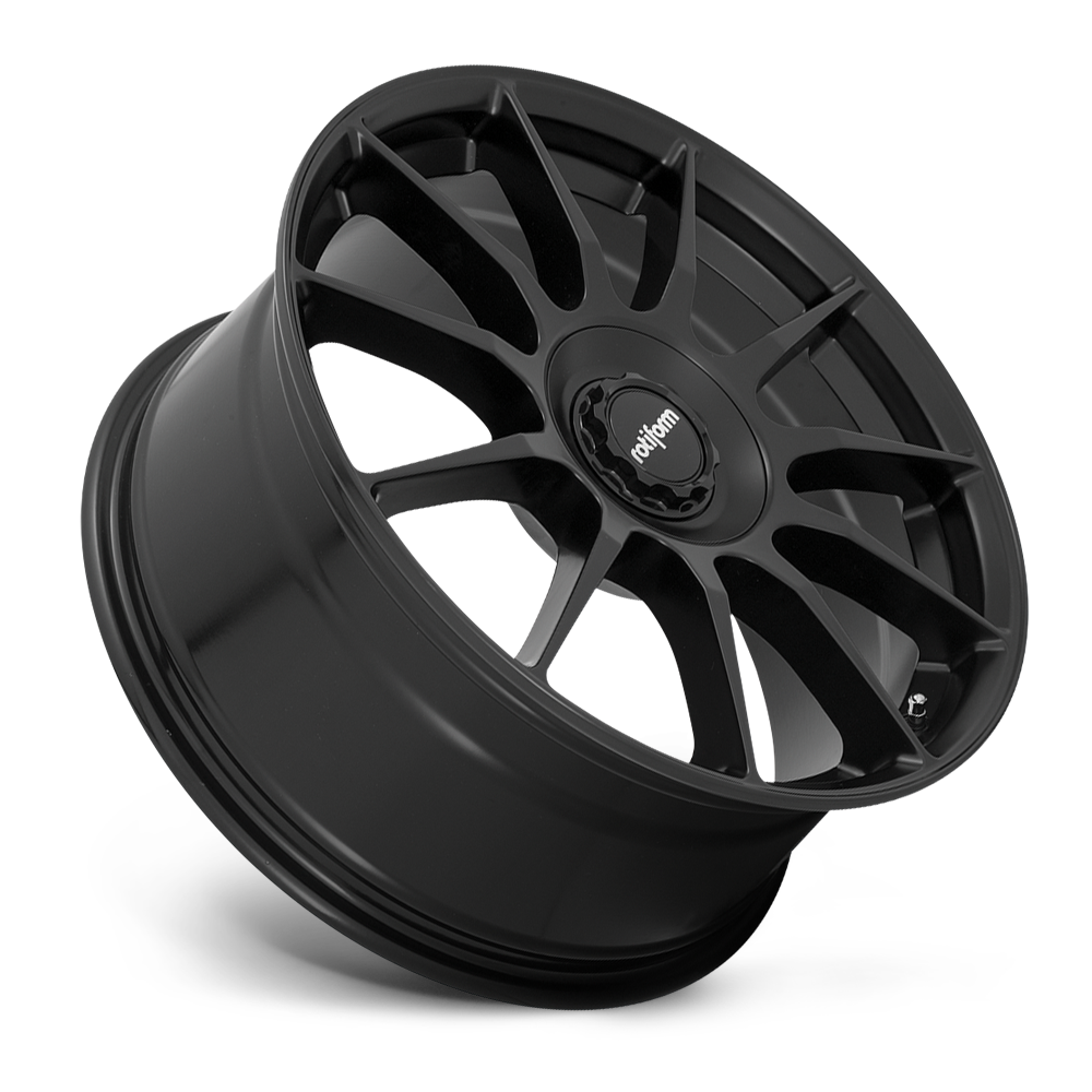 Rotiform DTM, 20 x 8.5 inch, 5x112~5x120 PCD, ET35 Satin Black, Single Wheel