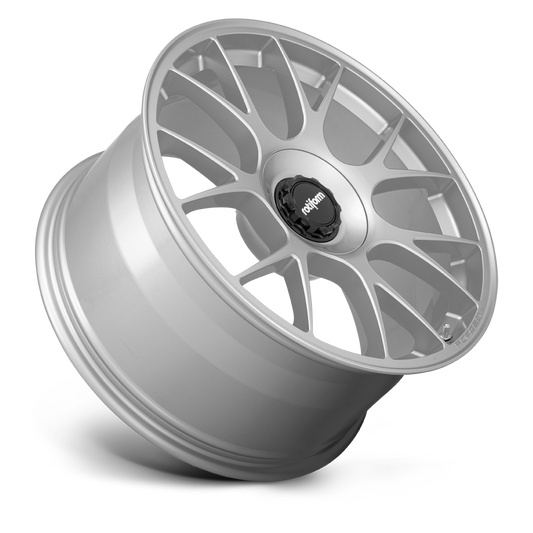 Rotiform TUF, 20 x 9 inch, 5x112 PCD, ET25 Gloss Silver, Single Wheel