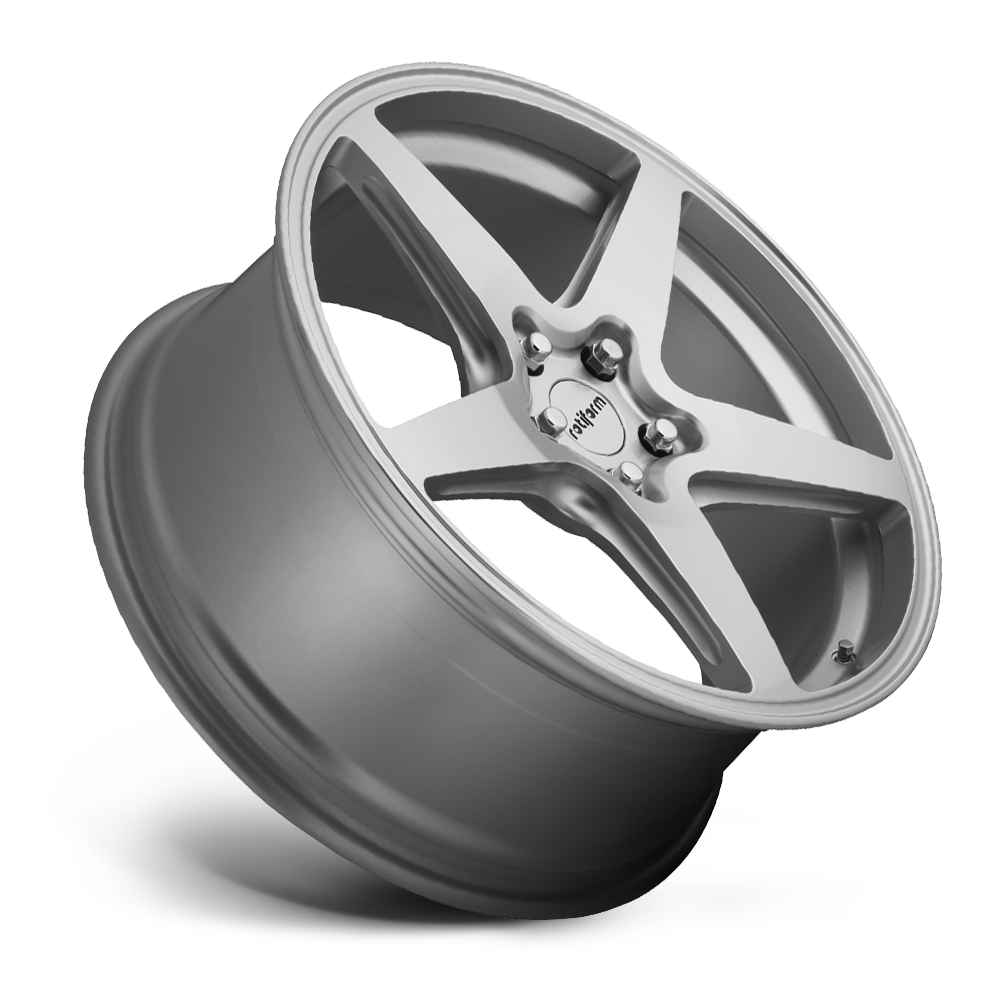 Rotiform WGR, 19 x 8.5 inch, 5x112 PCD, ET45 Silver Paint, Single Wheel