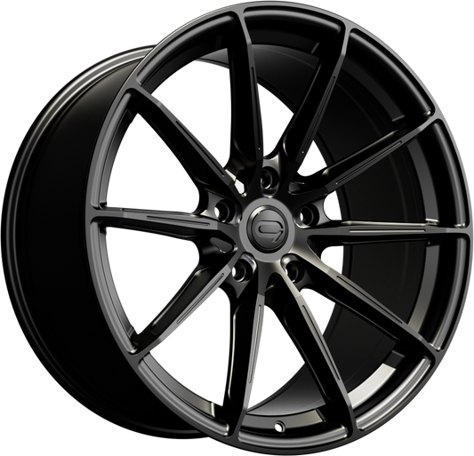 CADES Cortez, 20 x 10 inch, 5x120 PCD, ET32 Matt Black, Single Wheel