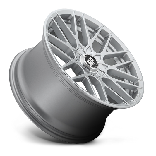 Rotiform RSE, 19 x 8.5 inch, 5x108~5x112 PCD, ET45 Gloss Silver, Single Wheel