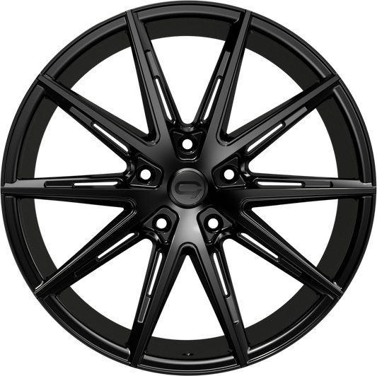 CADES Chronos, 18 x 8.5 inch, 5x120 PCD, ET35 Black, Single Wheel