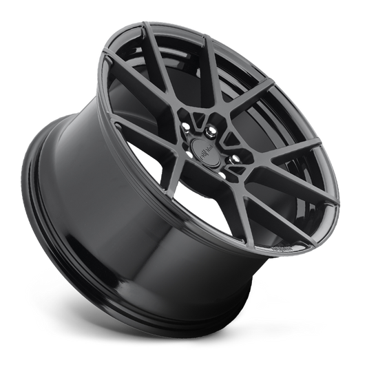 Rotiform KPS, 20 x 10 inch, 5x114.3 PCD, ET35 Black, Single Wheel