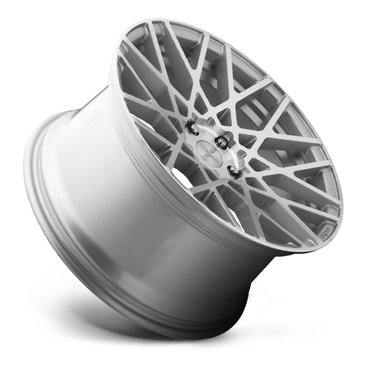 Rotiform BLQ, 18 x 8.5 inch, 5x112 PCD, ET35 Silver Machined, Single Wheel