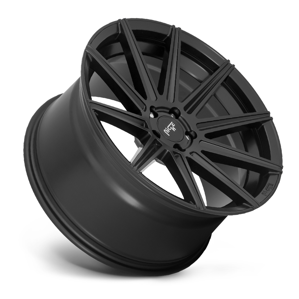 Niche Tifosi, 20 x 9 inch, 5x108 PCD, ET38 Matte Black, Single Wheel