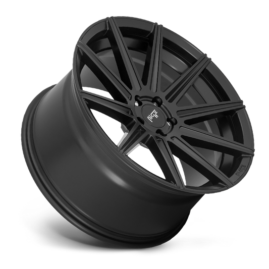 Niche Tifosi, 20 x 9 inch, 5x108 PCD, ET38 Matte Black, Single Wheel