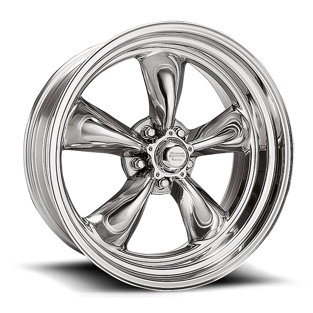 American Racing Torq Thrust II, 18 x 8 inch, ET0 Polished Single Wheel