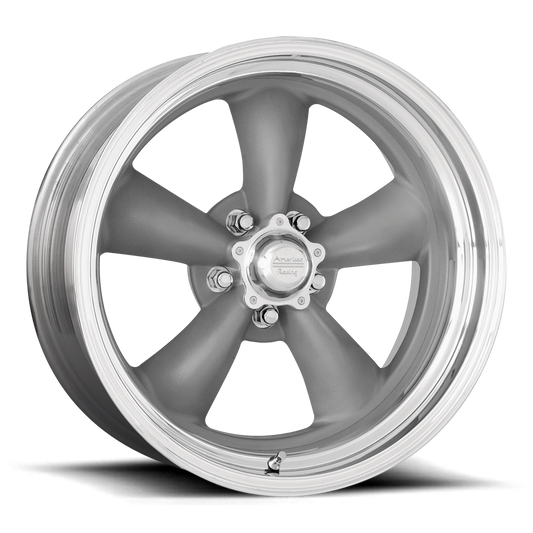 American Racing Torq Thrust II, 20 x 8 inch, ET0 Magnesium Gray with Machined Lip Single Wheel