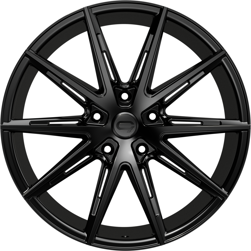 CADES Chronos, 19 x 8.5 inch 5x112 PCD, ET30 Black, Single Wheel