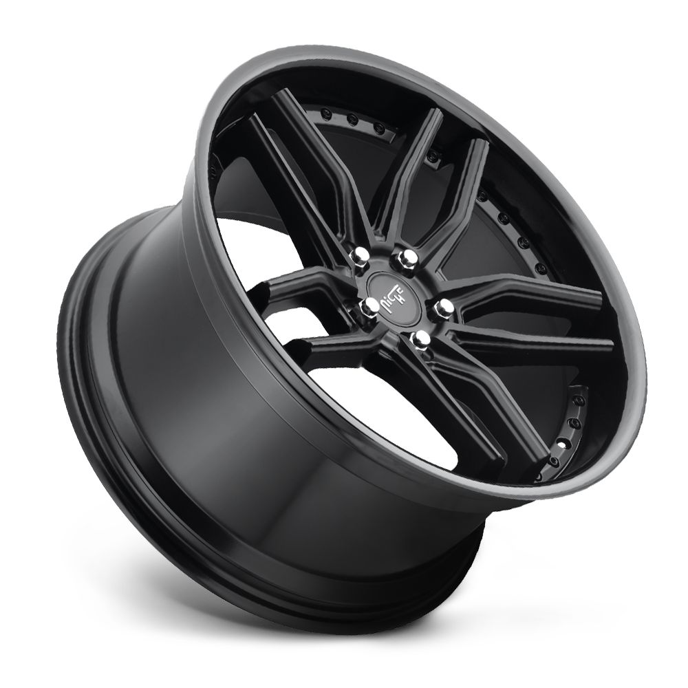 Niche Methos, 20 x 9 inch, 5x120 PCD, ET35 Two-Tone Black, Single Wheel