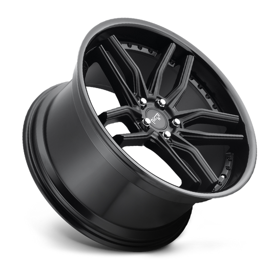 Niche Methos, 20 x 9 inch, 5x120 PCD, ET35 Two-Tone Black, Single Wheel