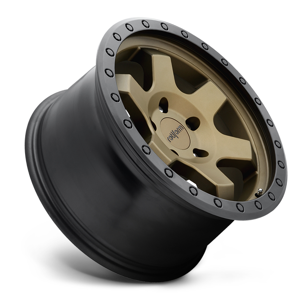 Rotiform SIX-OR, 20 x 9 inch, 6x139.7 PCD, ET18 Matte Bronze / Black Ring, Single Wheel