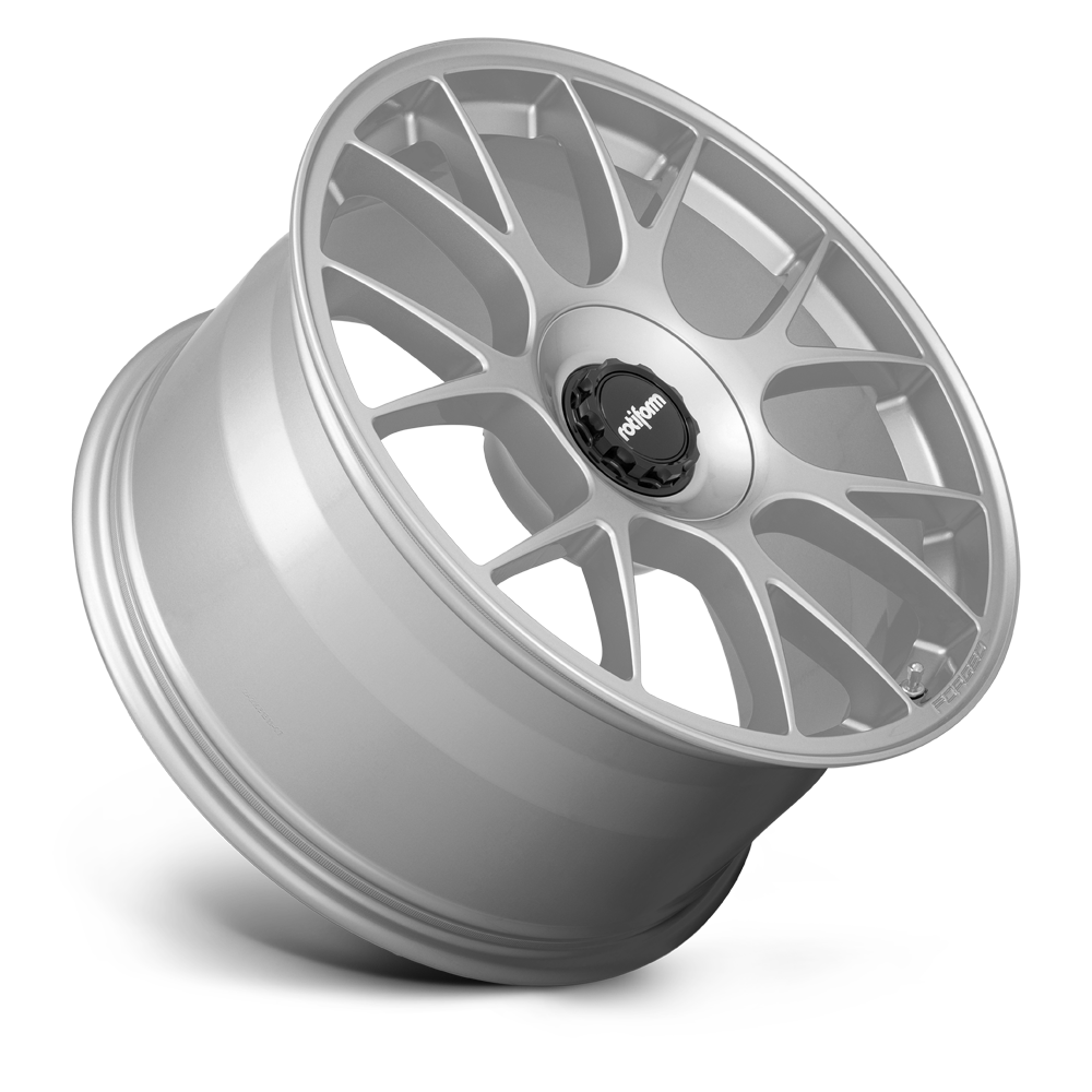 Rotiform TUF, 19 x 9.5 inch, 5x112 PCD, ET22 Gloss Silver, Single Wheel